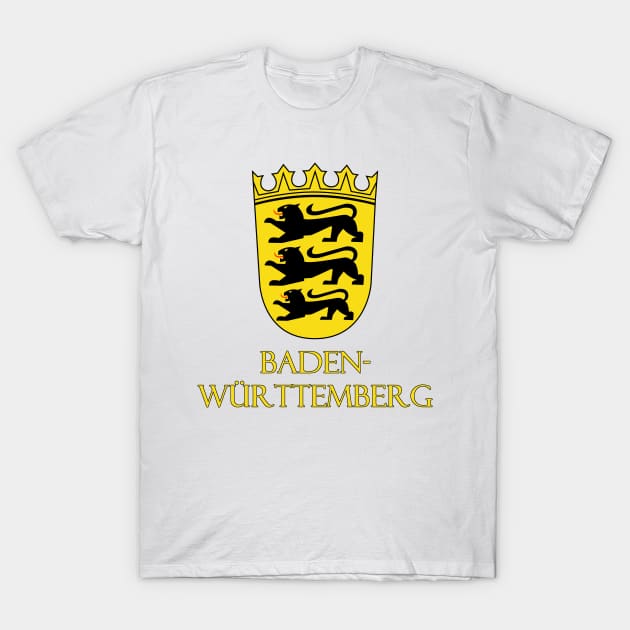 Baden-Wurttemberg, Germany - Coat of Arms Design T-Shirt by Naves